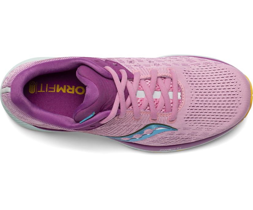 Women's Saucony Guide 14 Running Shoes Pink / Purple | Singapore 145GSOL